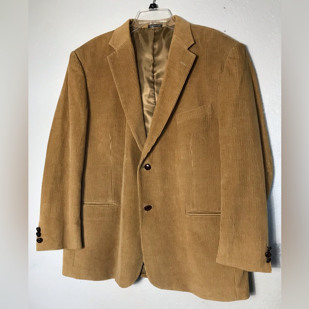 Vintage David Taylor Camel Corduroy Jacket Blazer 44R